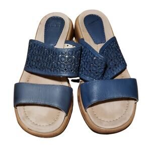 Dansko| Two Strap Slide Sandals Geometric